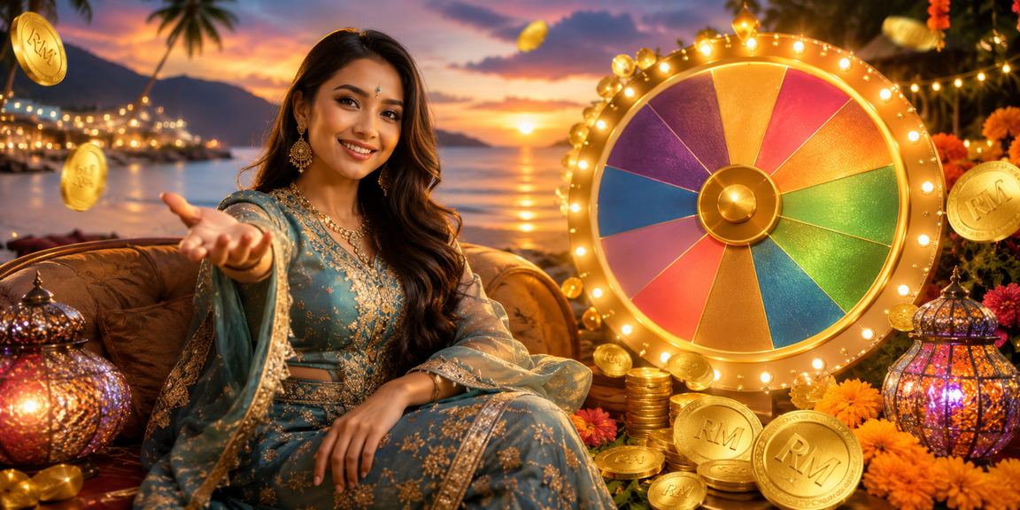 Acara lucky draw dan jackpot di Langkawi dengan suasana meriah dan penuh warna