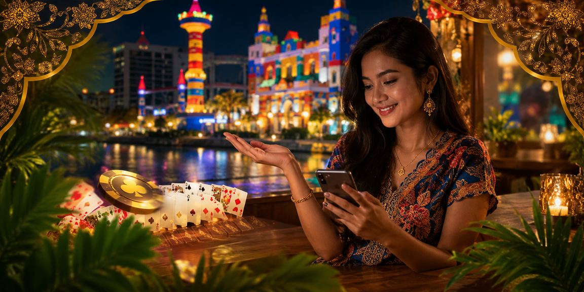 Permainan rummy batik tradisional Malaysia